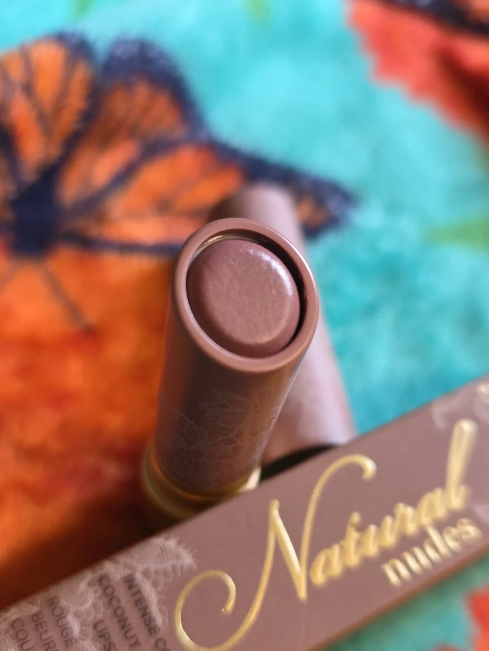 Too Faced Over Exposed Natural Nudes Intense Color Coconut Butter Lipstick